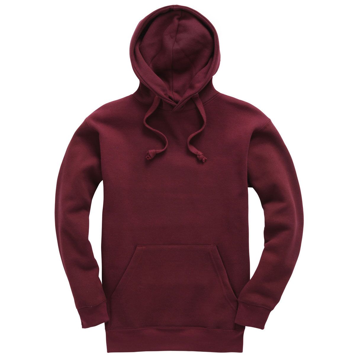 Premium hoodie voor heren - Bordeauxrood