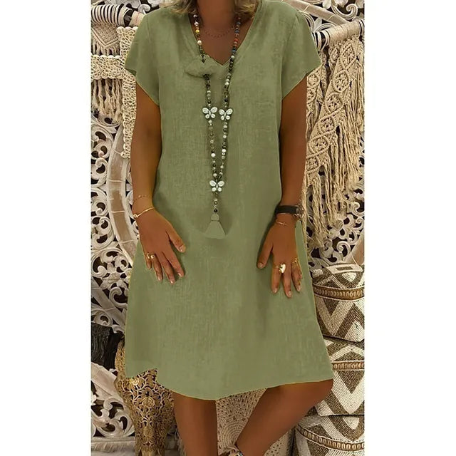 Stacy MIDI-JURK MET V-HALS