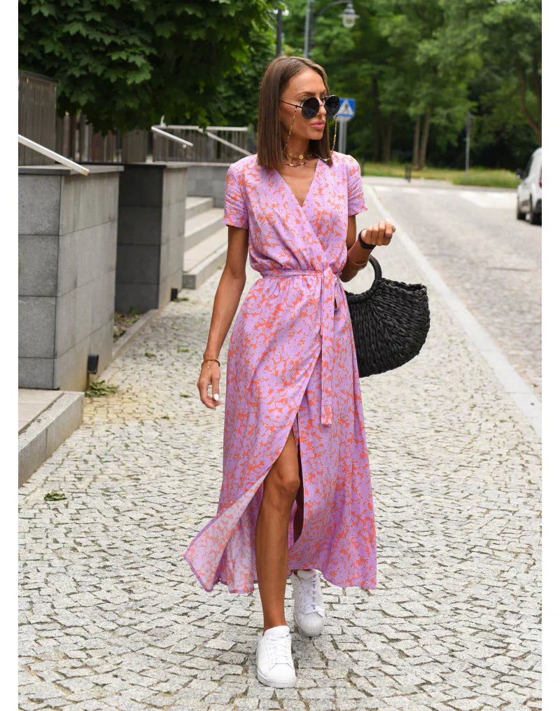 Sam Chic-jurk - Elegantie met V-hals
