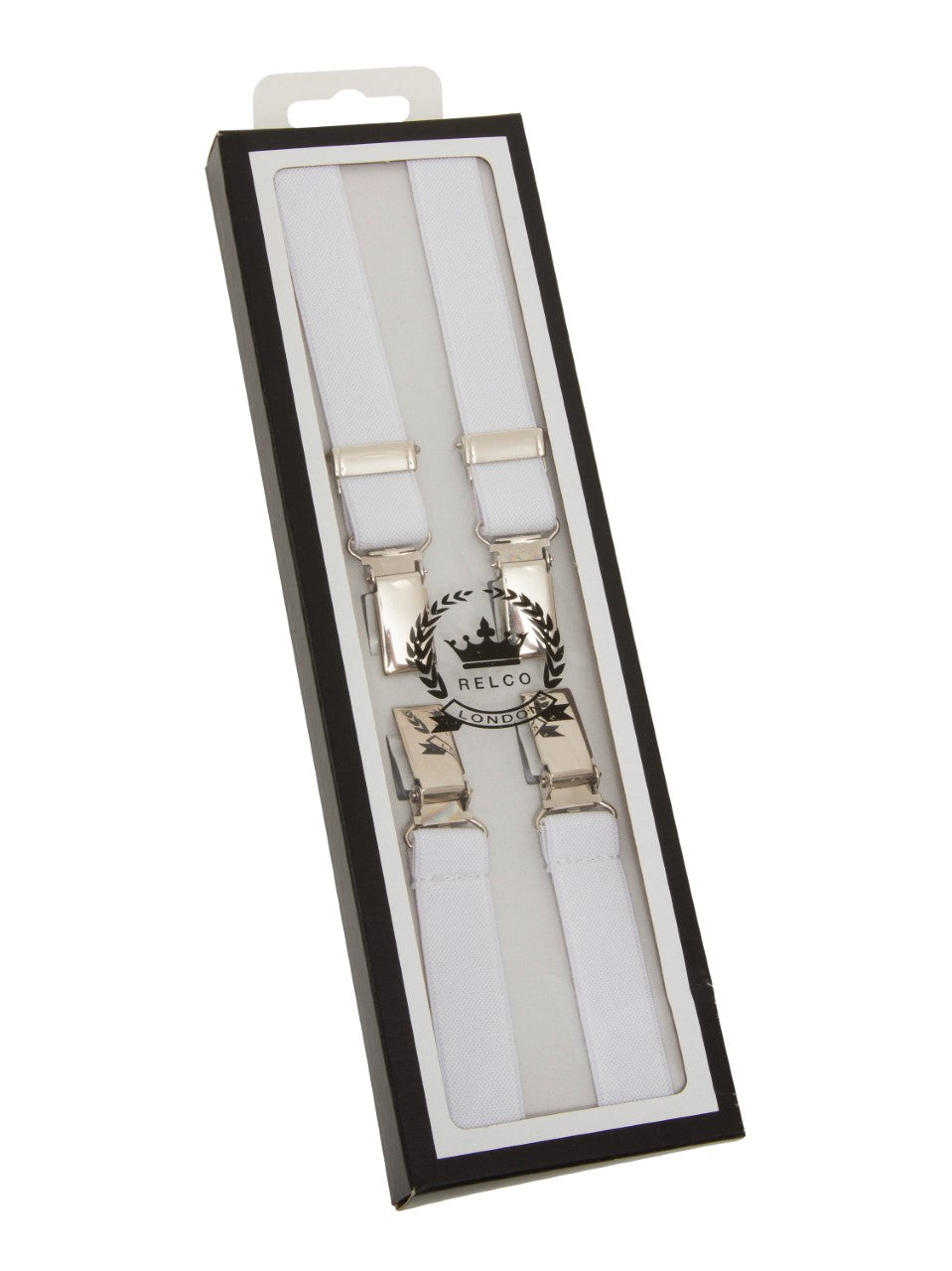Bretels van 1/2 inch voor heren - Wit