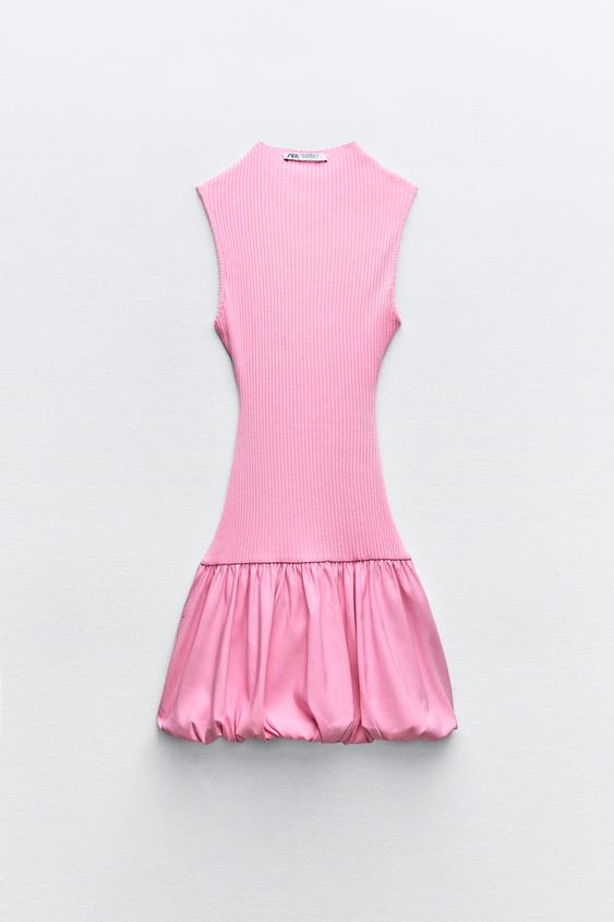 Tijdloos elegante geribde mini-jurk