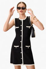 Gebreide bodycon mini jurk