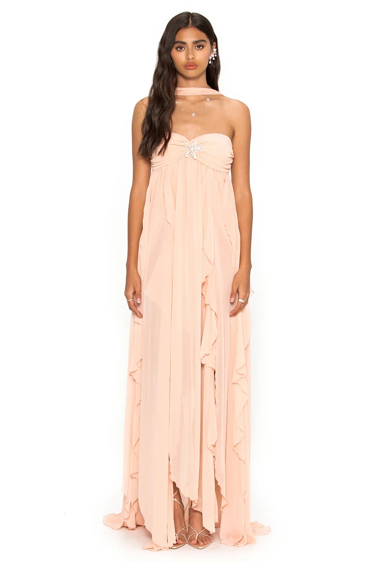 Elegante jurk met kwastjes