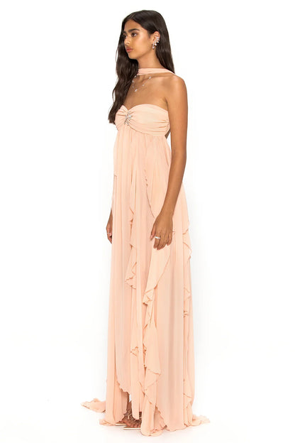 Elegante jurk met kwastjes