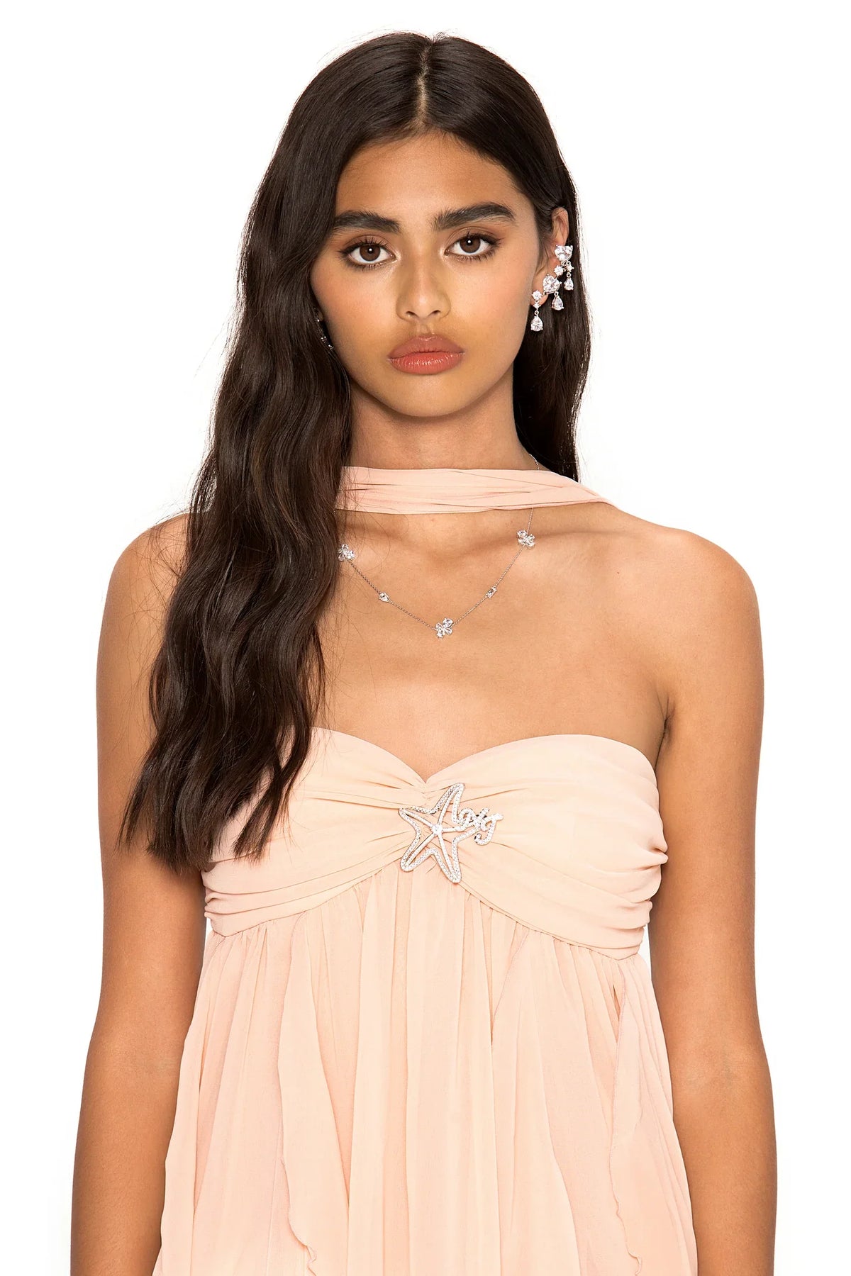 Elegante jurk met kwastjes