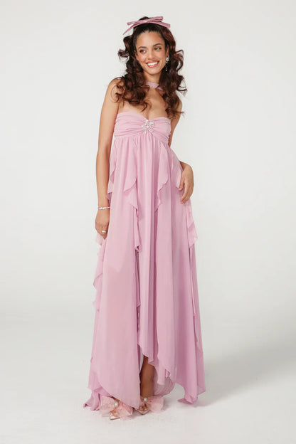Elegante jurk met kwastjes