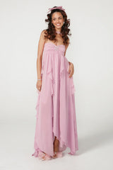 Elegante jurk met kwastjes