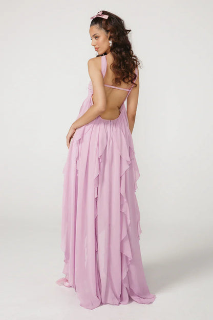 Elegante jurk met kwastjes