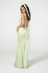 Bodycon cocktail lange avondjurk
