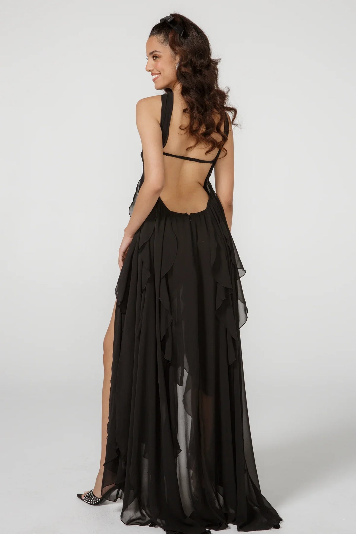 Elegante jurk met kwastjes