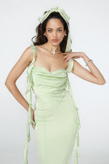 Bodycon cocktail lange avondjurk
