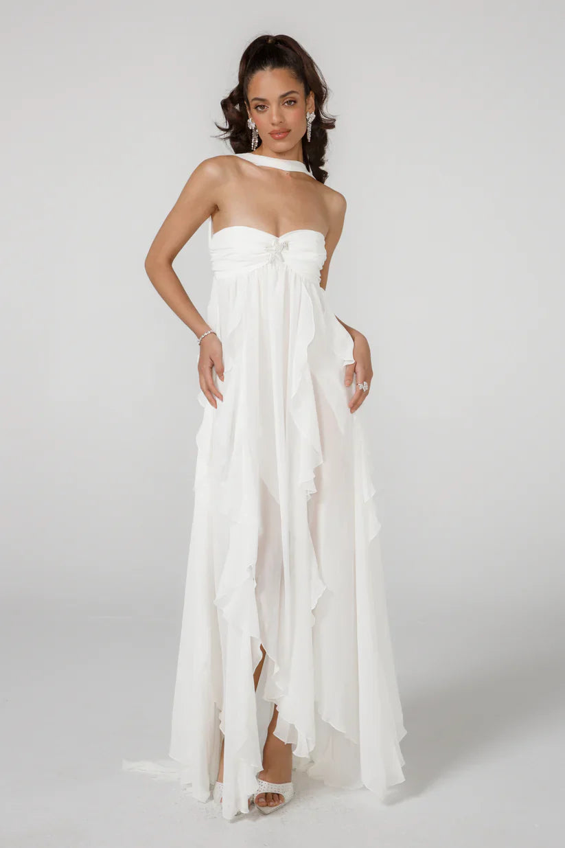 Elegante jurk met kwastjes