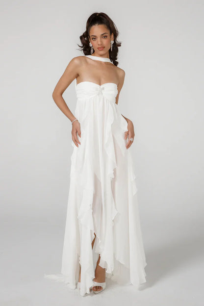 Elegante jurk met kwastjes