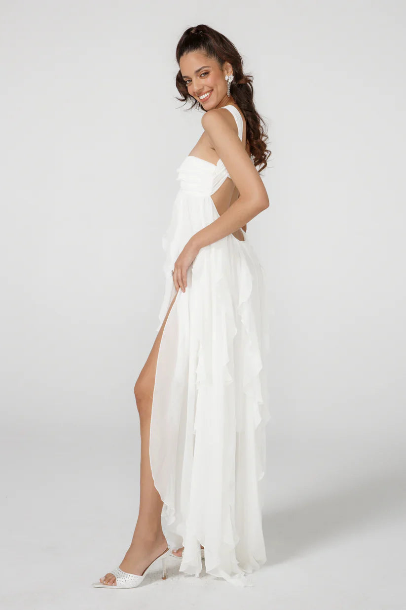 Elegante jurk met kwastjes