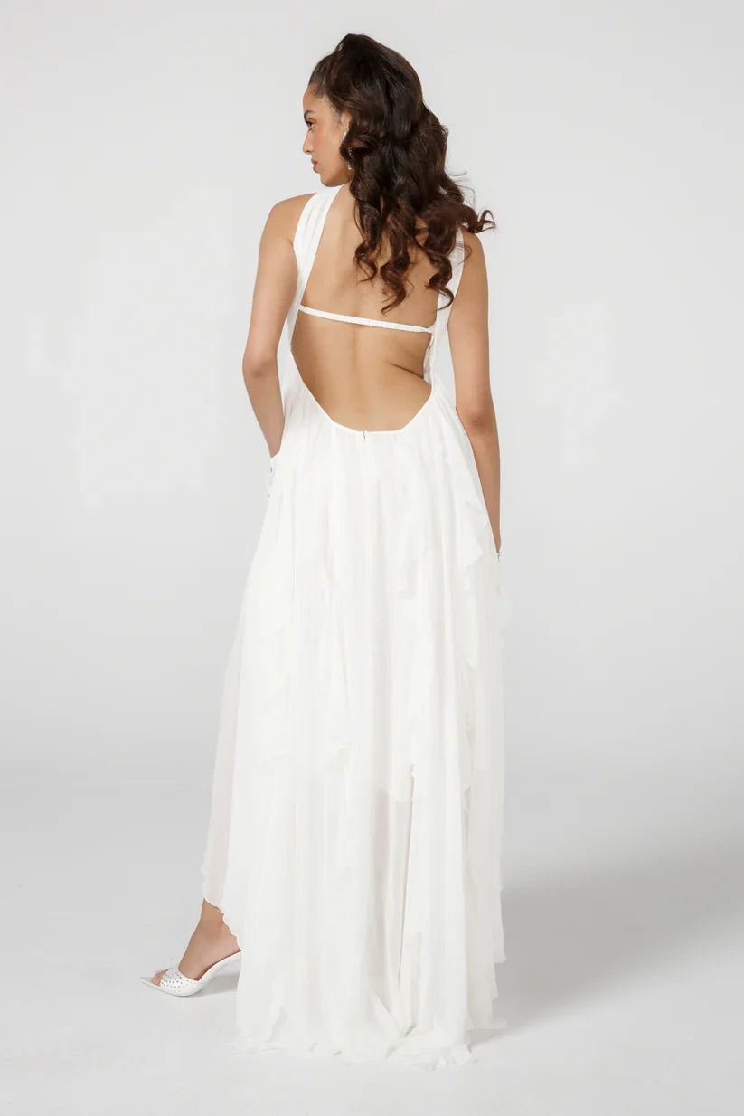 Elegante jurk met kwastjes