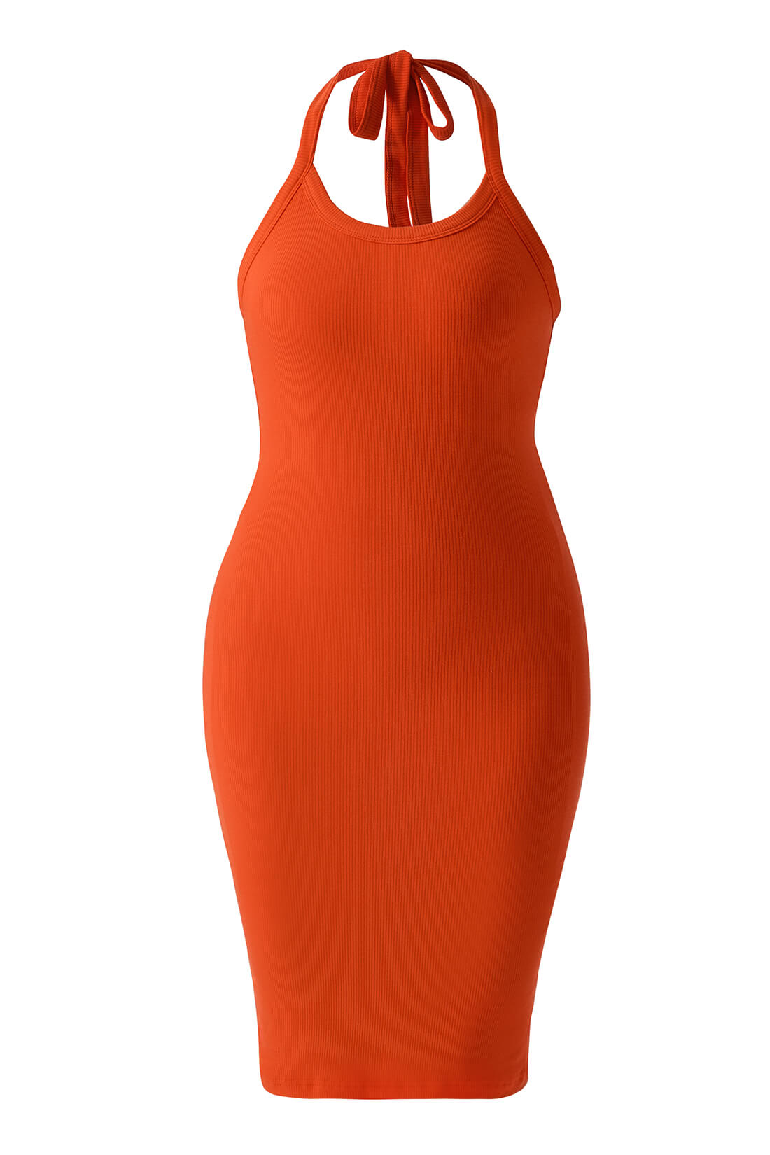 Rugloze mini-jurk met gedrapeerde hals en bandjes, met ingebouwde shapewear