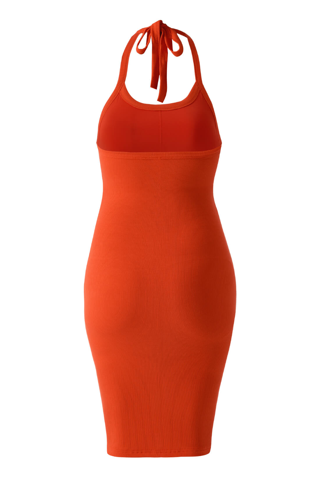Rugloze mini-jurk met gedrapeerde hals en bandjes, met ingebouwde shapewear