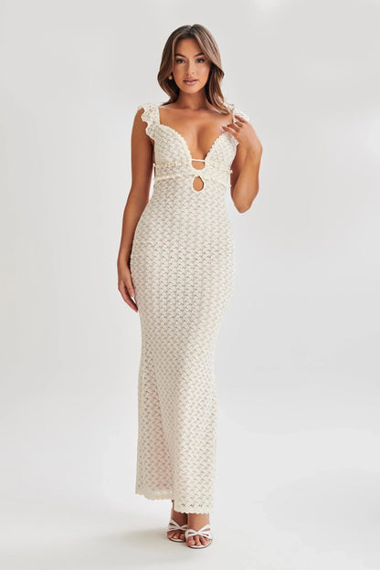Rugloze jurk Coastal Elegance