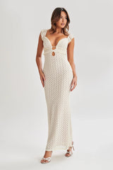 Coastal Elegance rugloze jurk