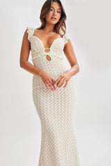 Coastal Elegance rugloze jurk