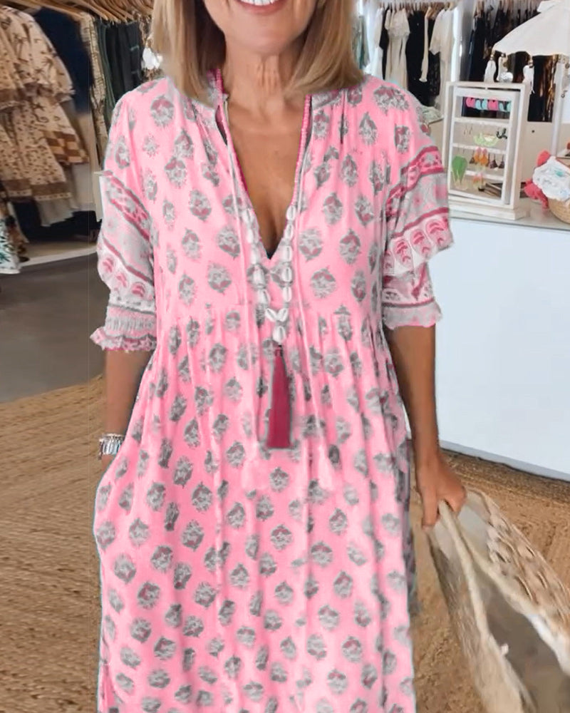 Erin | Elegante jurk met V-hals