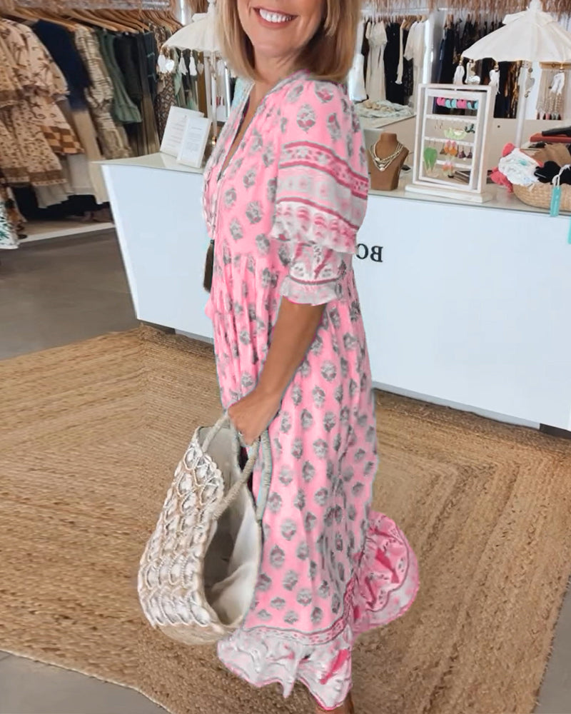 Erin | Elegante jurk met V-hals