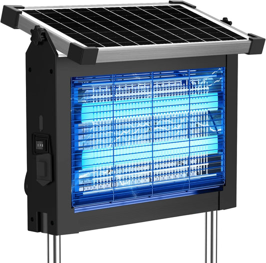 Pivamo™ Muggenlamp op zonne-energie – Draadloze, milieuvriendelijke insectenverdelger voor binnen en buiten