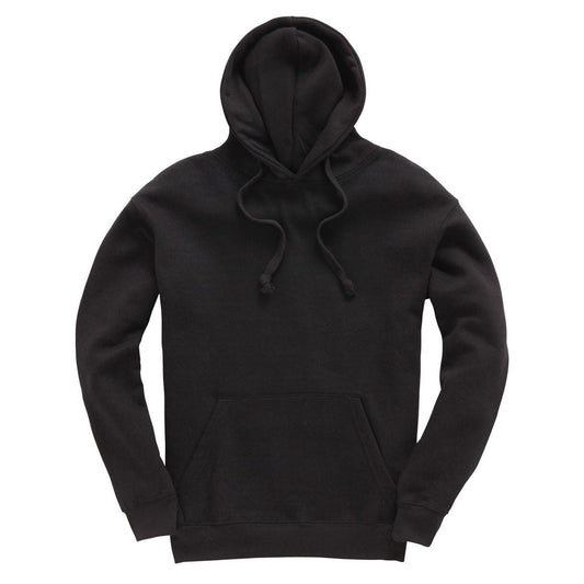 Heren Premium Hoodie met Pullover - Zwart