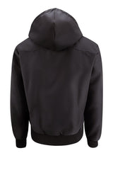 Heren Harrington Jas met Capuchon - Zwart