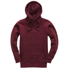 Heren Premium Hoodie met Pullover - Bourgondië