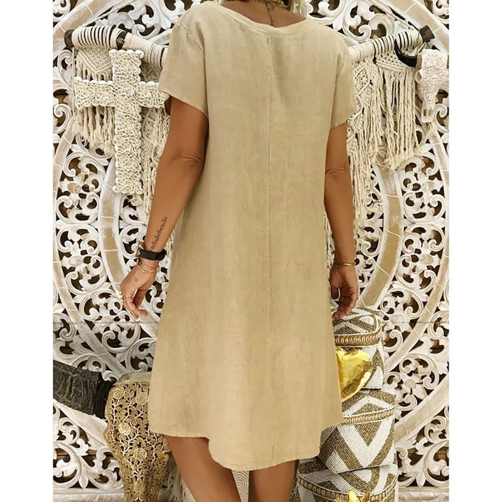 Stacy MIDI-JURK MET V-HALS