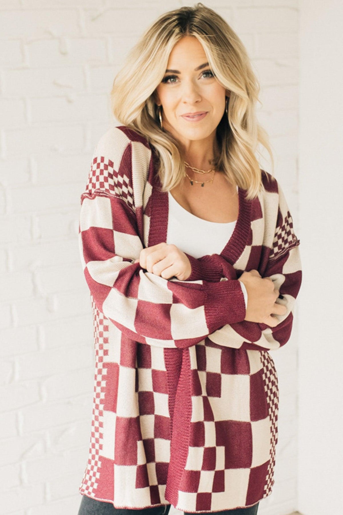 Checked Out-vest