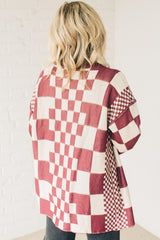 Geruite Cardigan