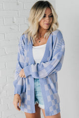 Geruite Cardigan