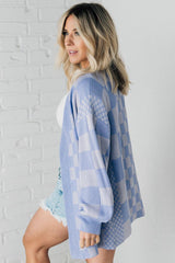 Geruite Cardigan