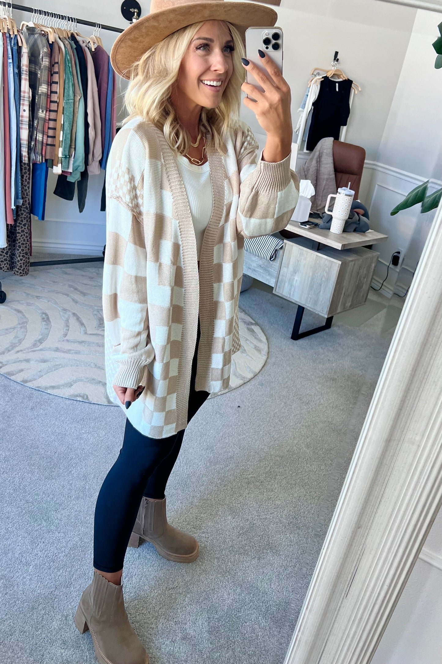 Checked Out-vest