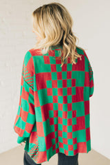 Geruite Cardigan