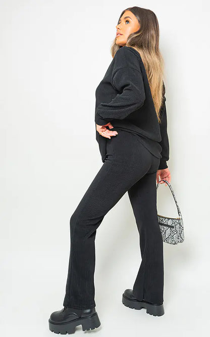 Licevo-kraagtop met lange mouwen en broek