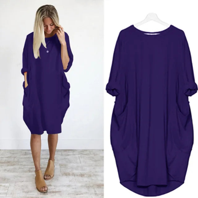 Comfortabele en schattige jurk 1 + 1 gratis
