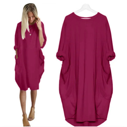 Comfortabele en schattige jurk 1 + 1 gratis
