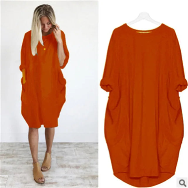 Comfortabele en schattige jurk 1 + 1 gratis