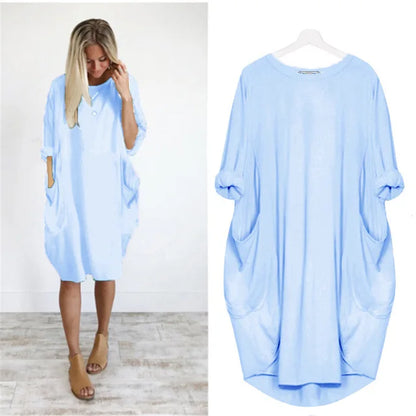 Comfortabele en schattige jurk 1 + 1 gratis