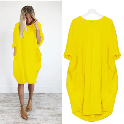 Comfortabele en schattige jurk 1 + 1 gratis