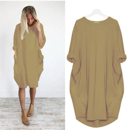 Comfortabele en schattige jurk 1 + 1 gratis