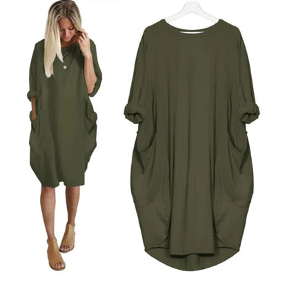 Comfortabele en schattige jurk 1 + 1 gratis