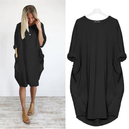 Comfortabele en schattige jurk 1 + 1 gratis