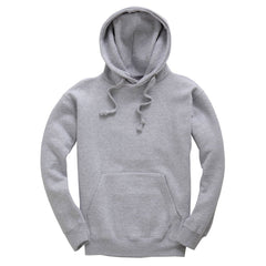 Heren Premium Hoodie met Pullover - Grijs