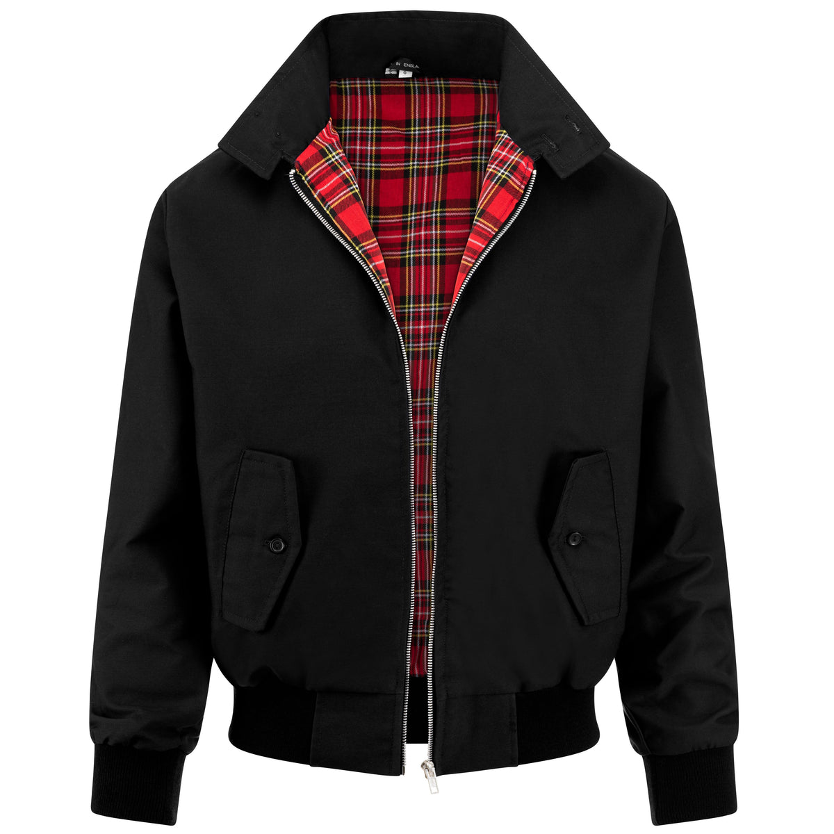 Kinder klassieke Harrington jas - zwart