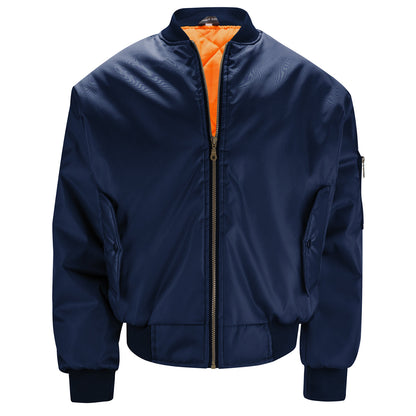 MA1-vluchtbomberjack voor heren - Marineblauw