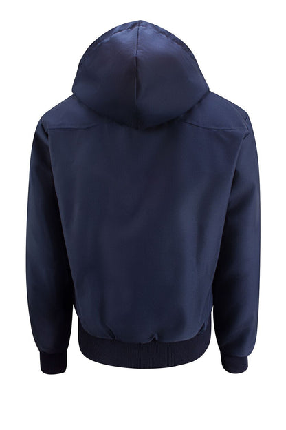 Harringtonjack met capuchon voor heren - Marineblauw